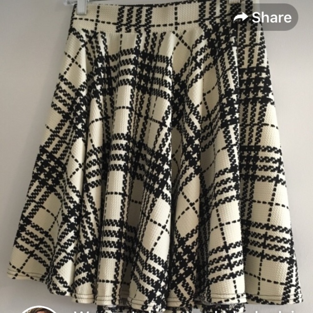 Plaid Boutique Circle Skirt